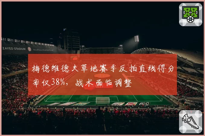 梅德维德夫草地赛季反拍直线得分率仅38%,战术面临调整